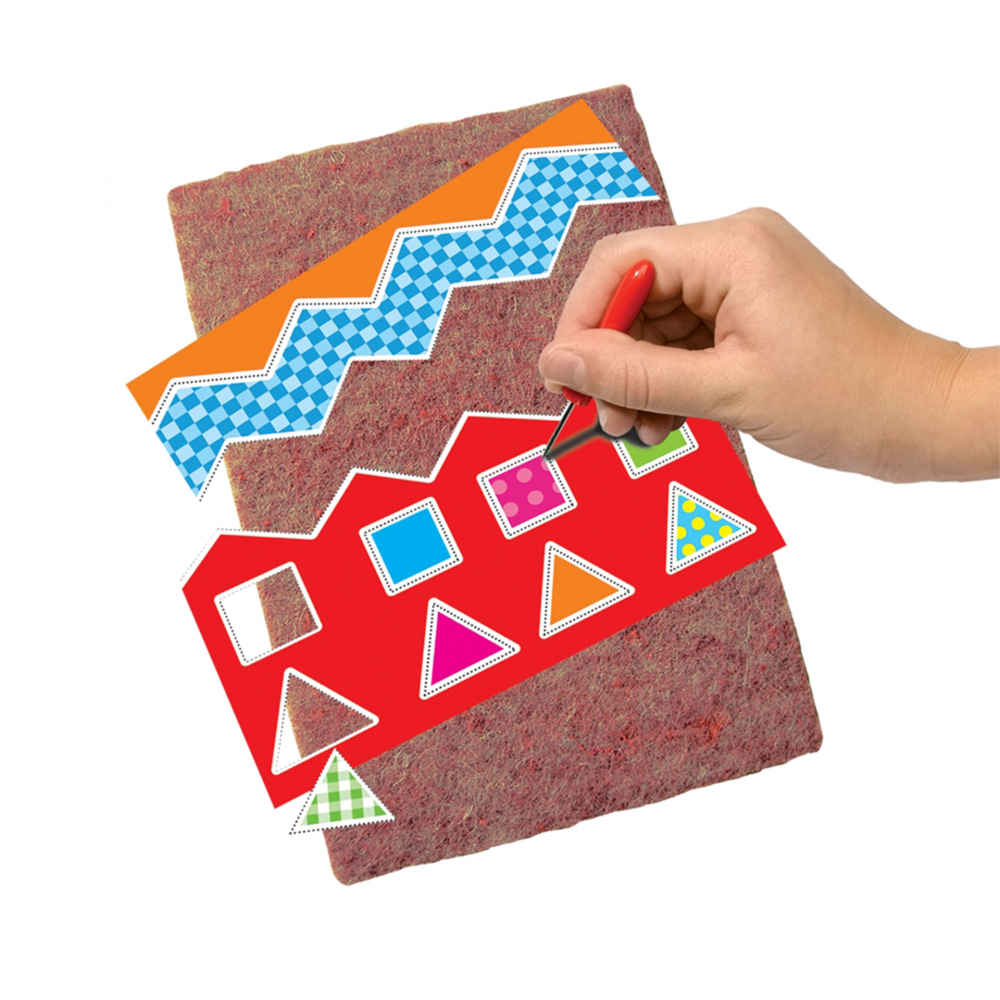 Kit creativ copii cu accesorii incluse- Invat sa tai, sa perforez si sa creez mozaicuri, 3-6 ani [3]