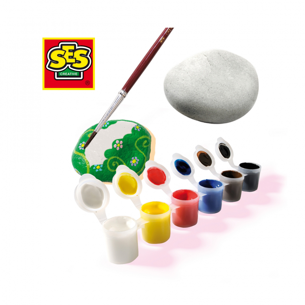 Kit creativ copii cu accesorii incluse - Picteaza pietre [3]