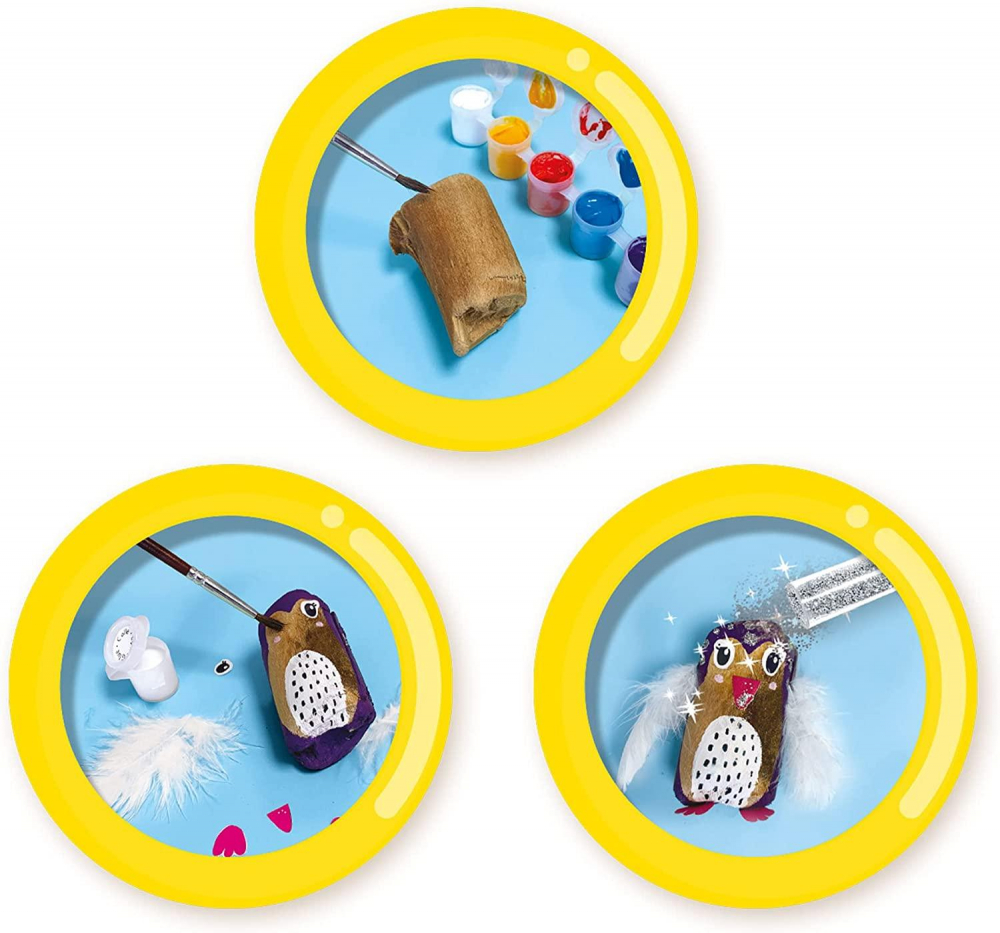 Kit creativ copii cu accesorii incluse- Pictura pe lemn [4]