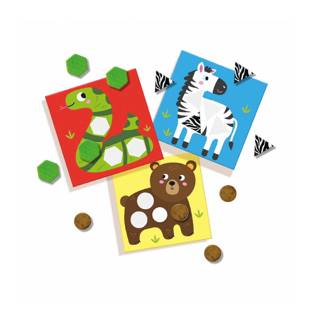 Kit creativ copii cu animale si forme senzoriale, 1-4 ani [2]