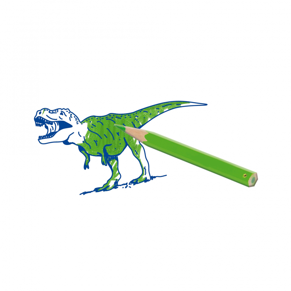 Kit creativ copii cuu 11 Stampile cu dinozauri si accesorii incluse [4]