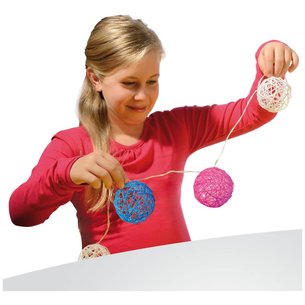 Kit creativ copii - Ghirlanda luminoasa cu 8 lumini led si accesorii incluse [3]
