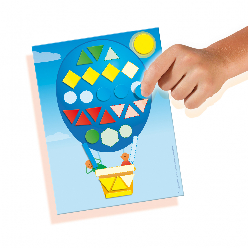 Kit creativ cu accesorii incluse- Invat sa recunosc forme,3-6 ani [3]