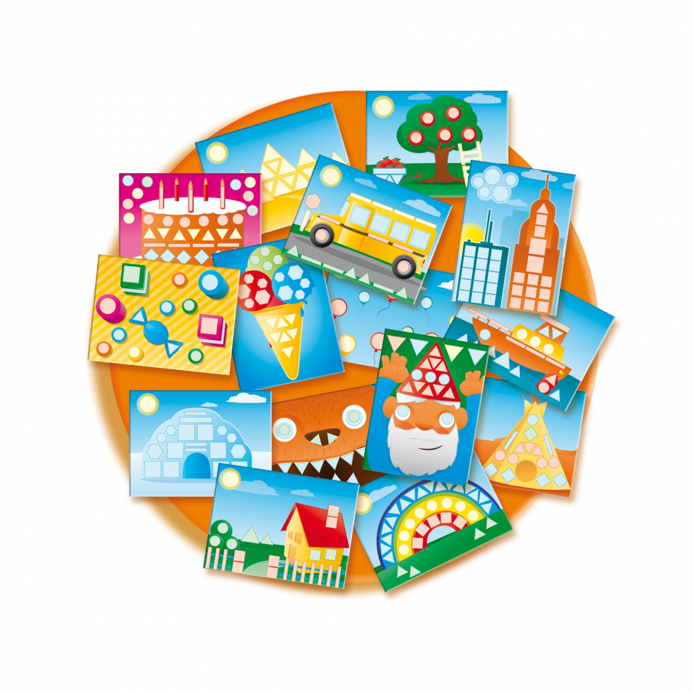 Kit creativ cu accesorii incluse- Invat sa recunosc forme,3-6 ani [4]