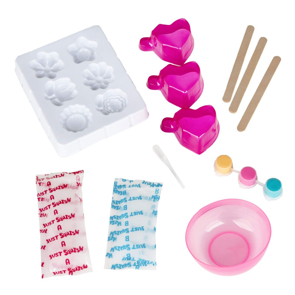Kit creativ DIY Creeaza propriul Squish cu accesorii incluse, model flori, +6 ani [3]