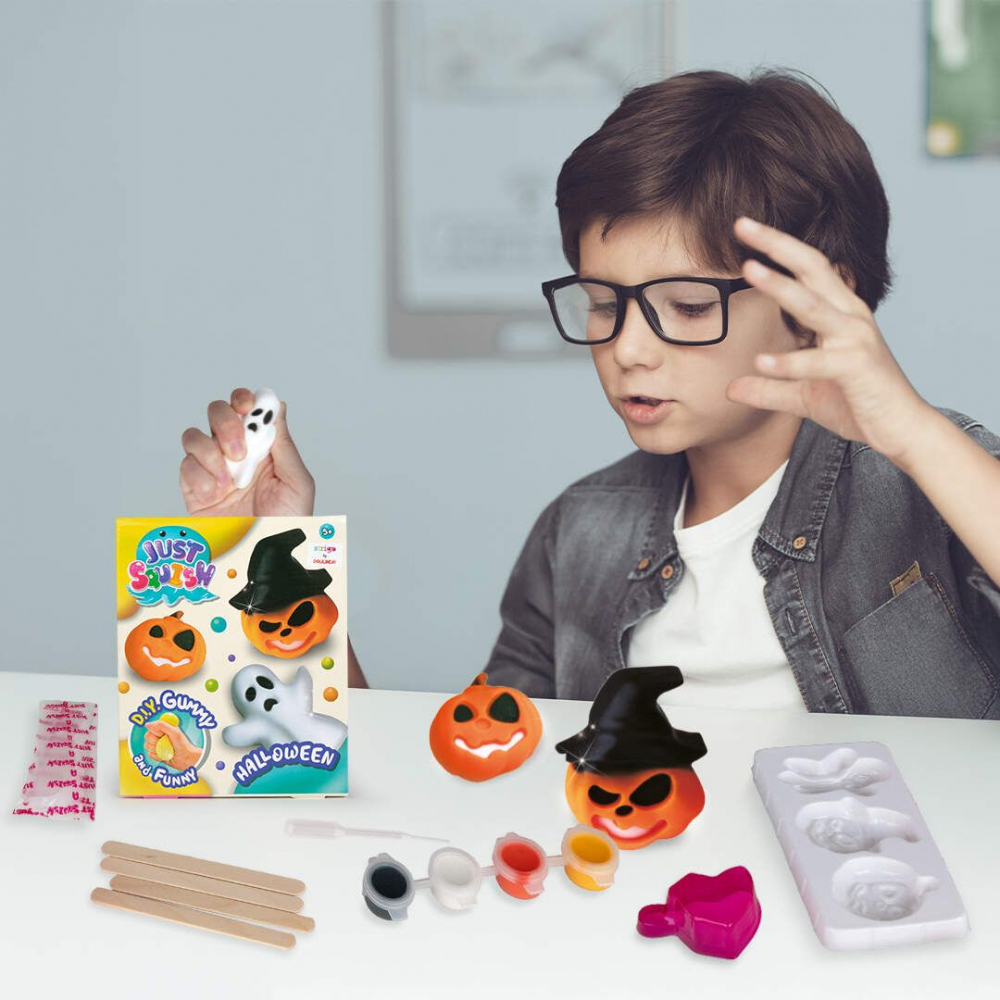 Kit creativ DIY Creeaza propriul Squish cu accesorii incluse, model haloween, +6 ani [2]