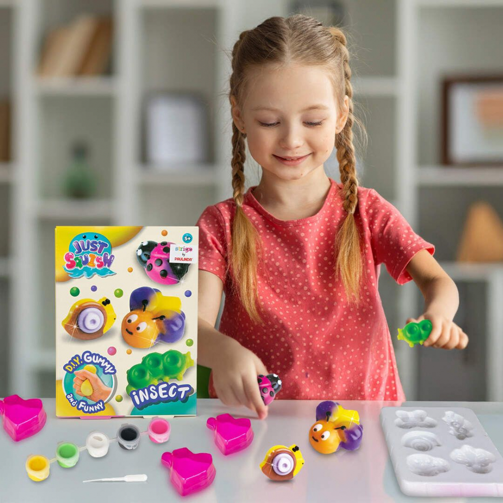 Kit creativ DIY Creeaza propriul Squish cu accesorii incluse, model insecte, +6 ani [2]