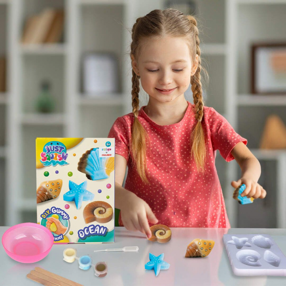 Kit creativ DIY Creeaza propriul Squish cu accesorii incluse, model vietati marine, +6 ani [2]