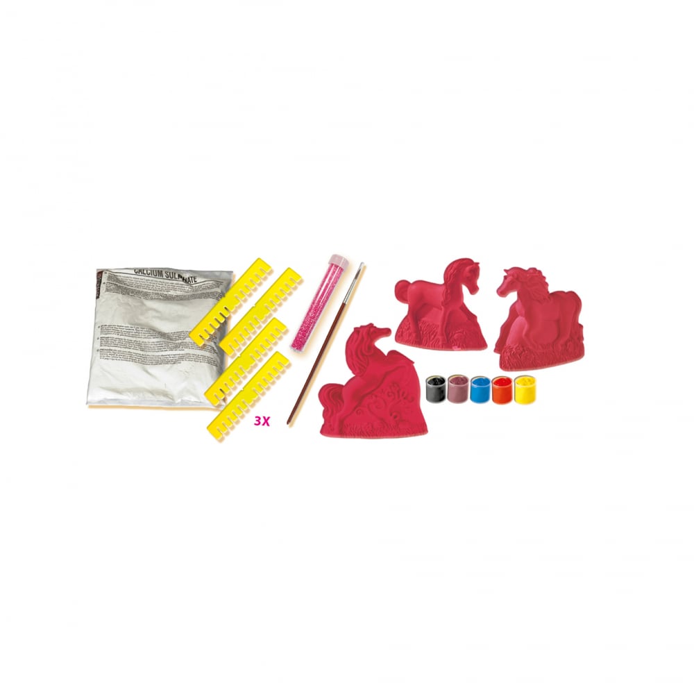 Kit creativ mulaj si pictura cu accesorii incluse- Cai 3D [2]