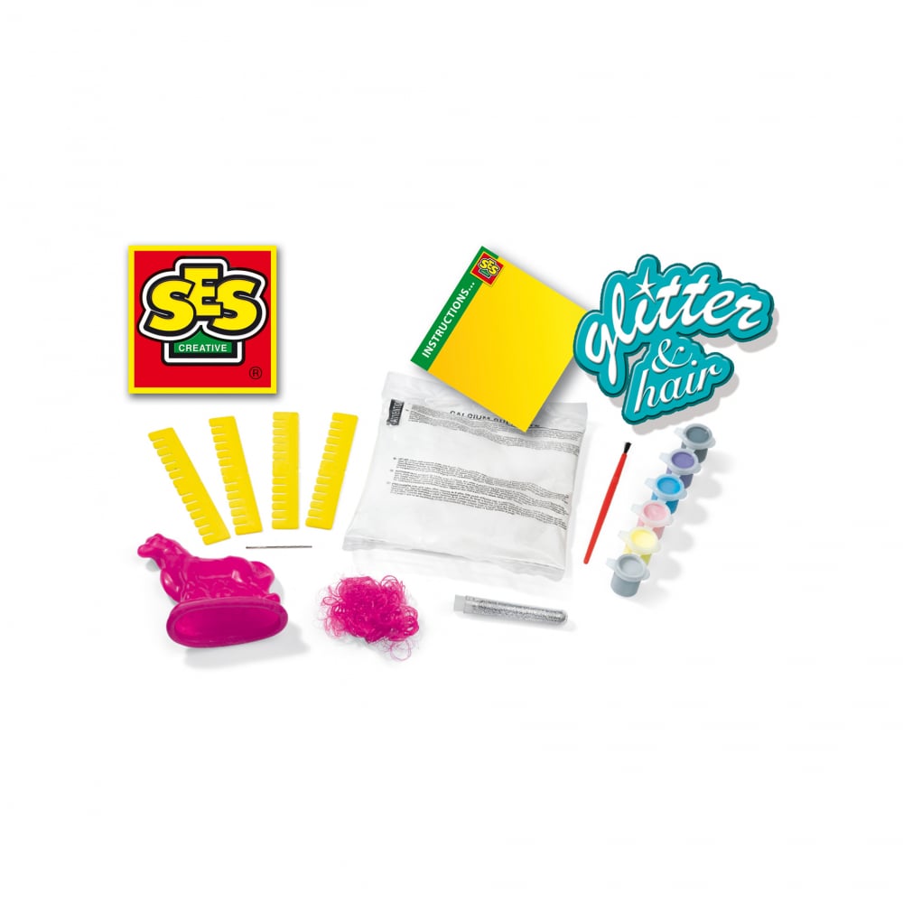 Kit creativ mulaj si pictura cu accesorii incluse - Cal cu coama [2]