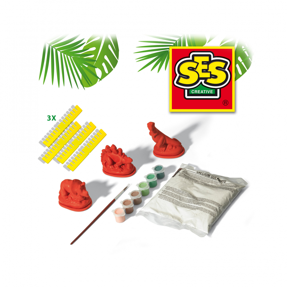 Kit creativ mulaj si pictura cu accesorii incluse - Dinozauri [2]