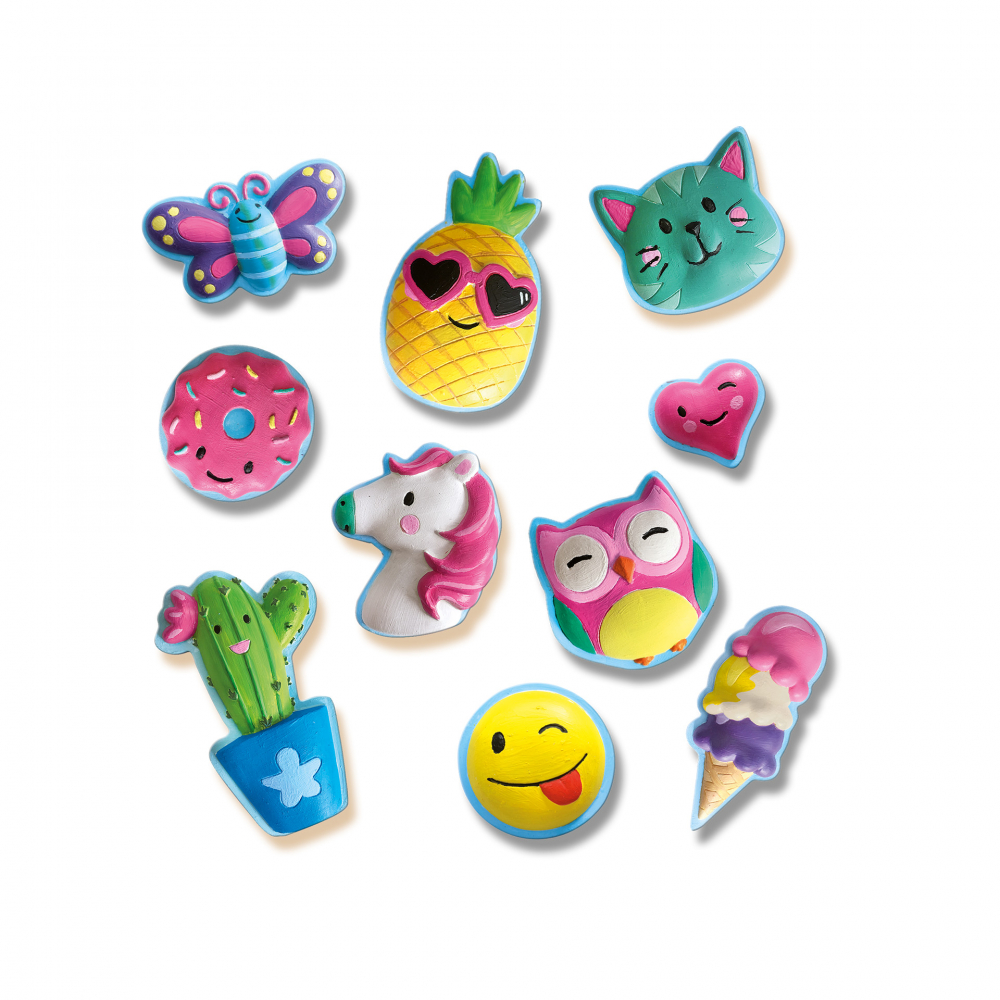 Kit creativ mulaj si pictura cu accesorii incluse - Figurine colorate [2]
