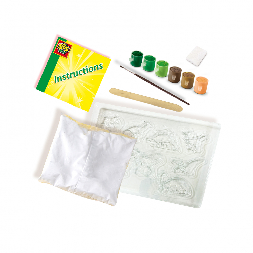 Kit creativ mulaj si pictura cu accesorii incluse - Lumea dinozaurilor [3]
