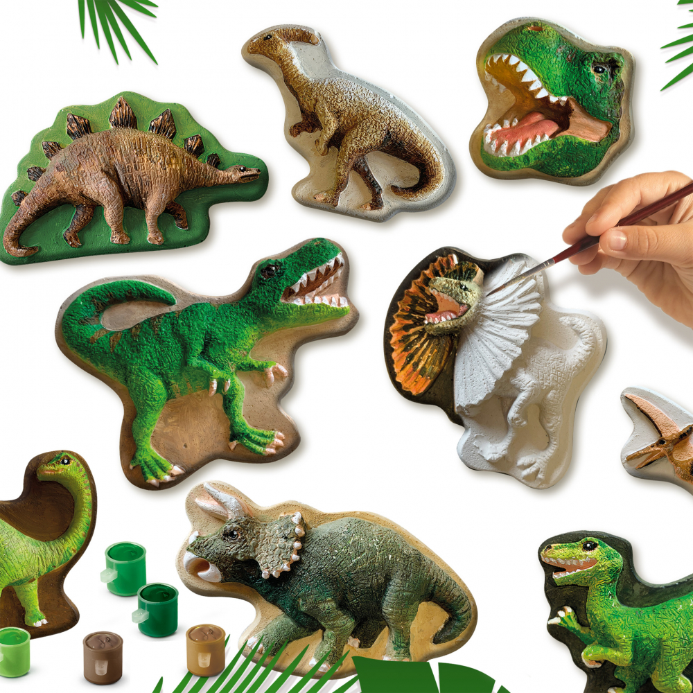 Kit creativ mulaj si pictura cu accesorii incluse - Lumea dinozaurilor [2]