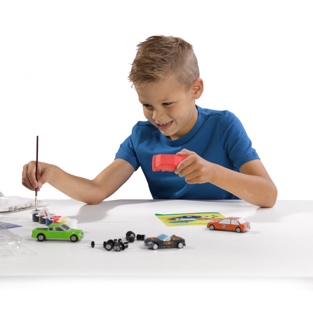 Kit creativ mulaj si pictura cu accesorii incluse - Masini [2]