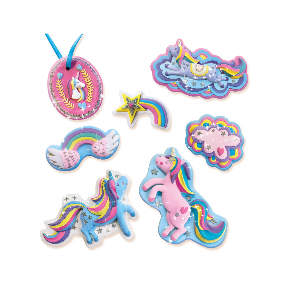 Kit creativ mulaj si pictura cu accesorii incluse - Unicorni [2]