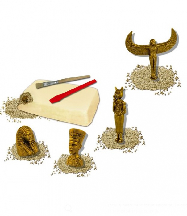 Kit creativ paleontologic-Descopera Figurinele Egiptene