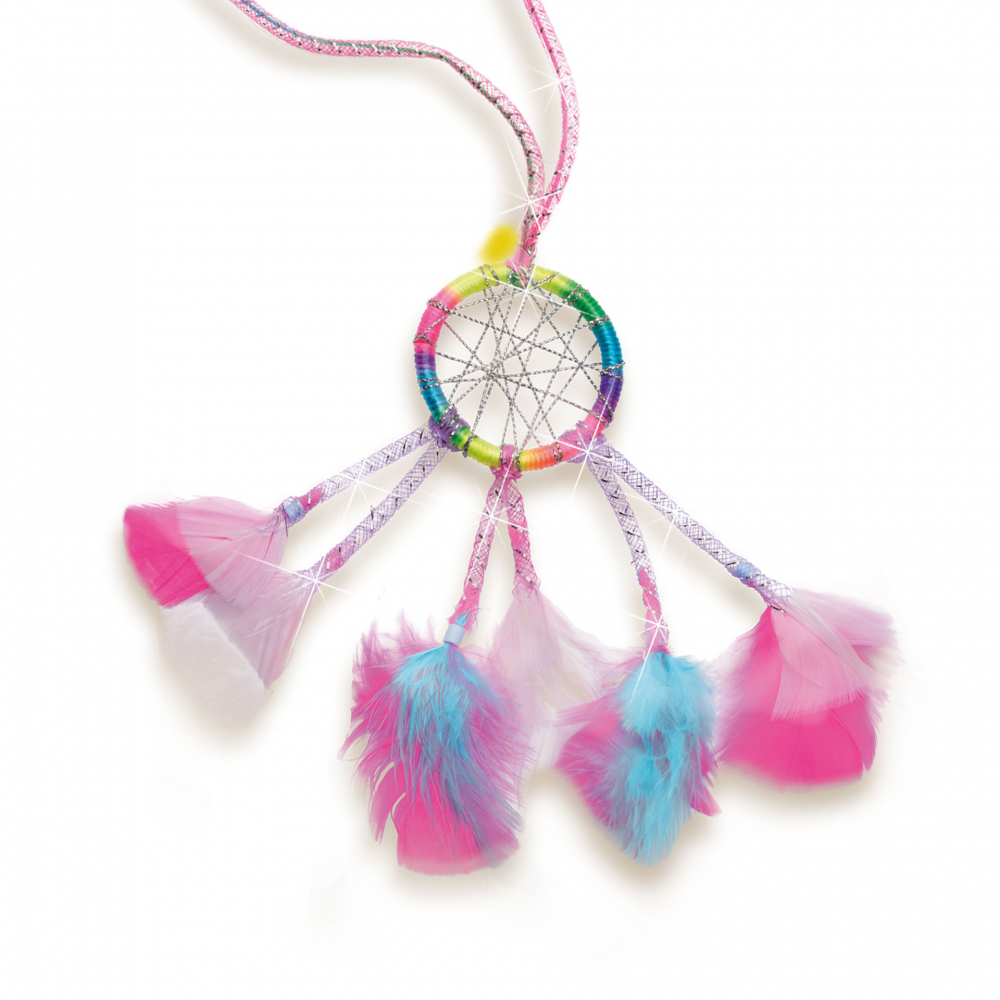 Kit creativ pentru copii cu accesorii incluse - Bijuterii Dreamcatcher (capcana de vise) [5]
