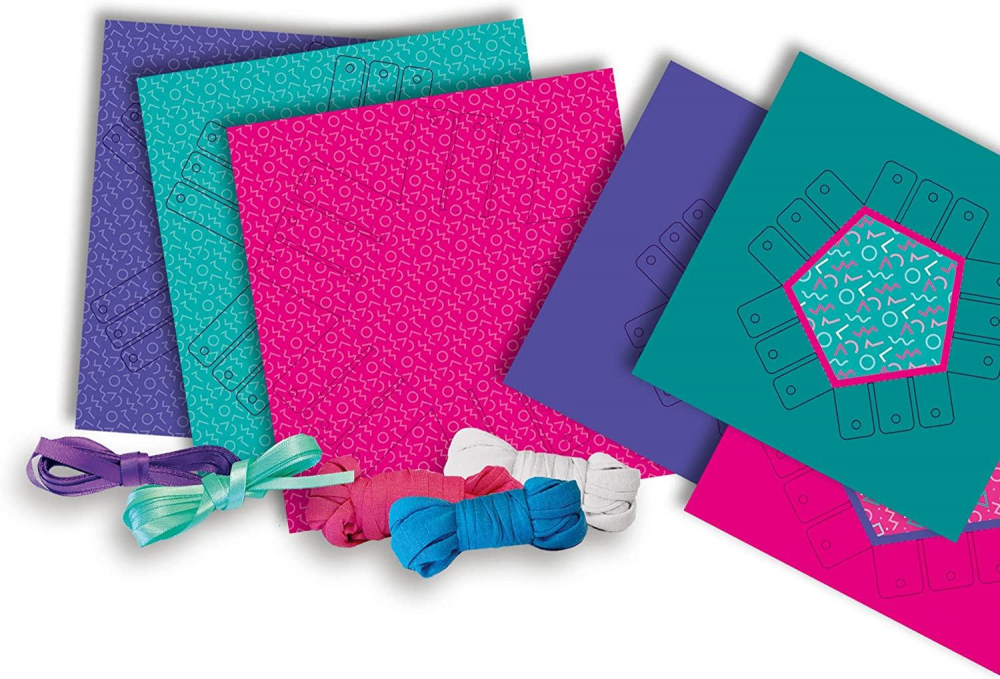 Kit creativ  pentru copii cu accesorii incluse - Cosuri de impletit [3]