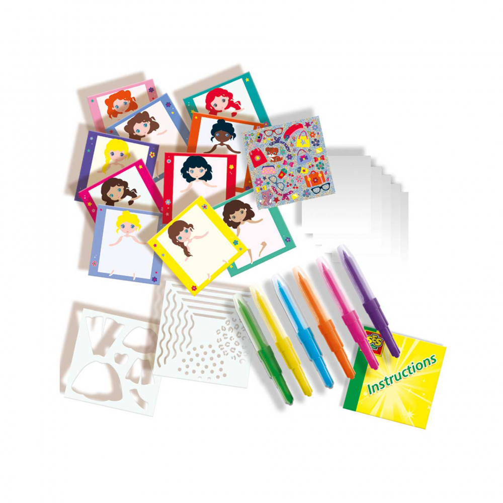 Kit creativ pentru copii cu accesorii incluse - Designer cu aerograf [2]