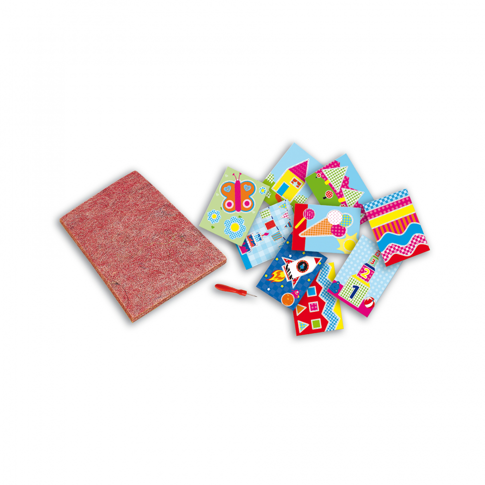 Kit creativ pentru copii cu accesorii incluse - Invat sa perforez [2]