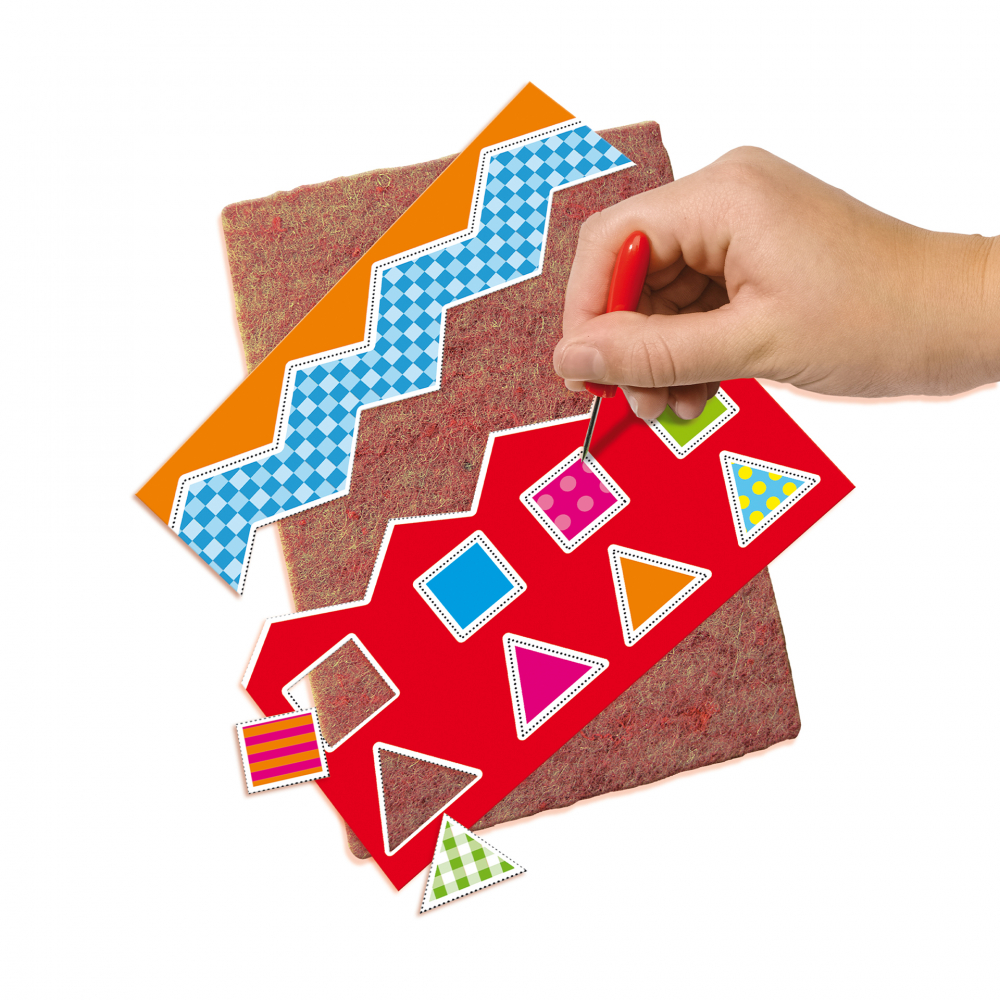 Kit creativ pentru copii cu accesorii incluse - Invat sa perforez [3]
