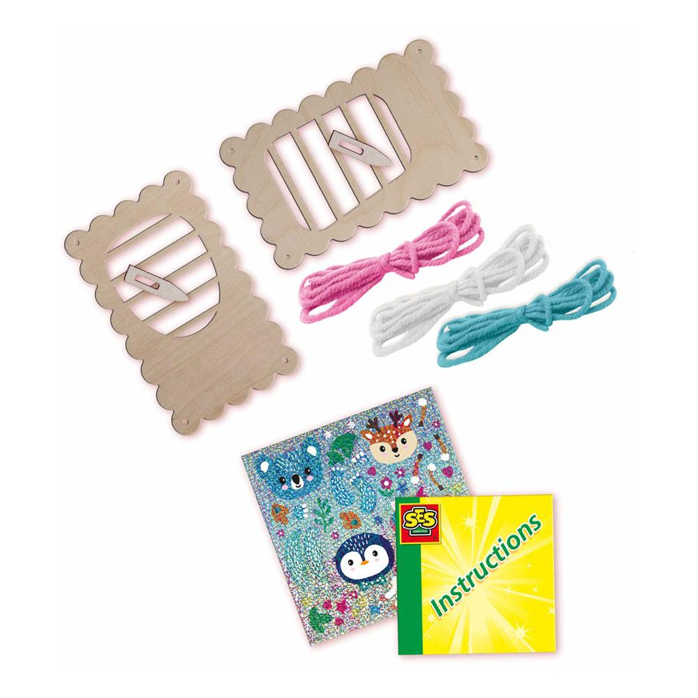 Kit creativ pentru copii cu accesorii incluse - Invat se tes [2]