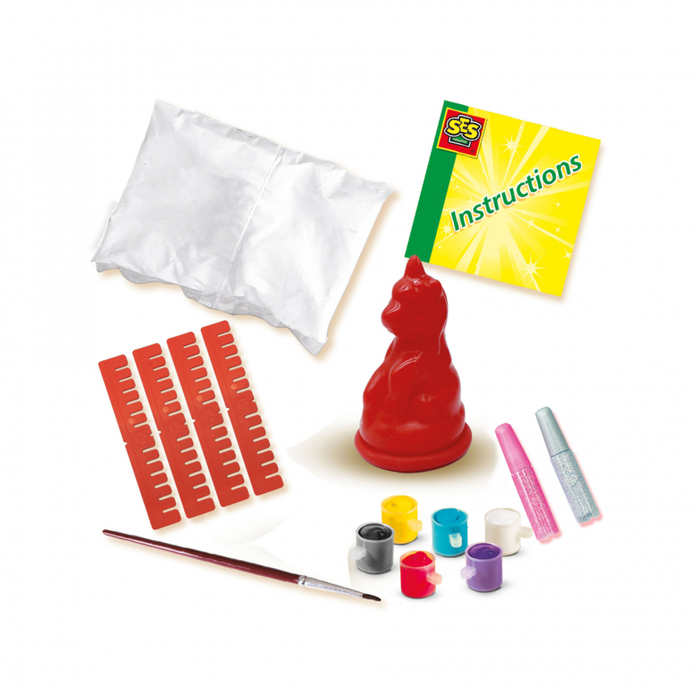 Kit creativ pentru copii mulaj si pictura - Unicorn [2]