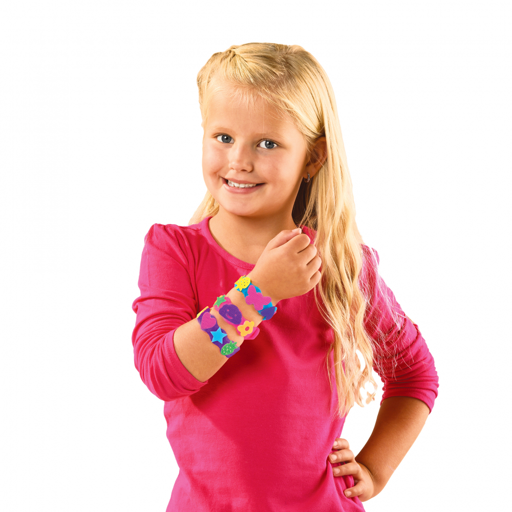 Kit creativ pentru fetite cu accesorii incluse - Bratari cu scai [2]