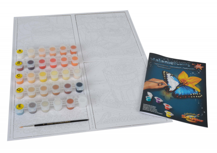 Kit pictura pe numere schipper quatro pauza de cafea [4]