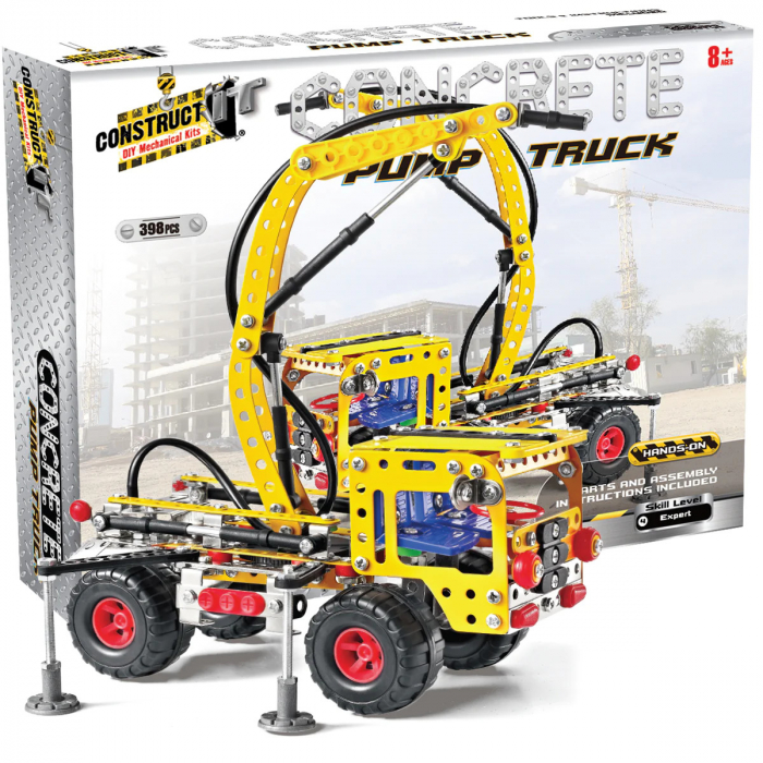 Kit STEM Camion cu pompa pentru turnat ciment, nivel avansat [4]
