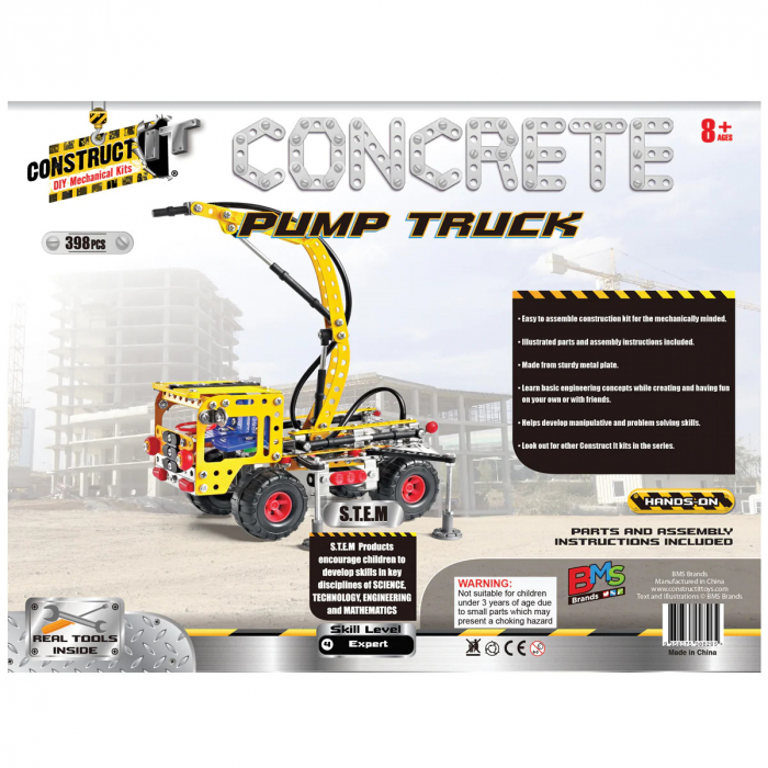 Kit STEM Camion cu pompa pentru turnat ciment, nivel avansat [3]