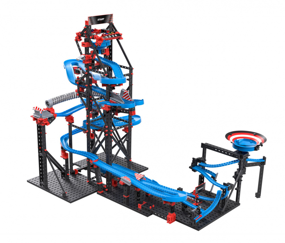 Kit STEM Cursa cu bile metalice - Booster, Fischertechnik [3]
