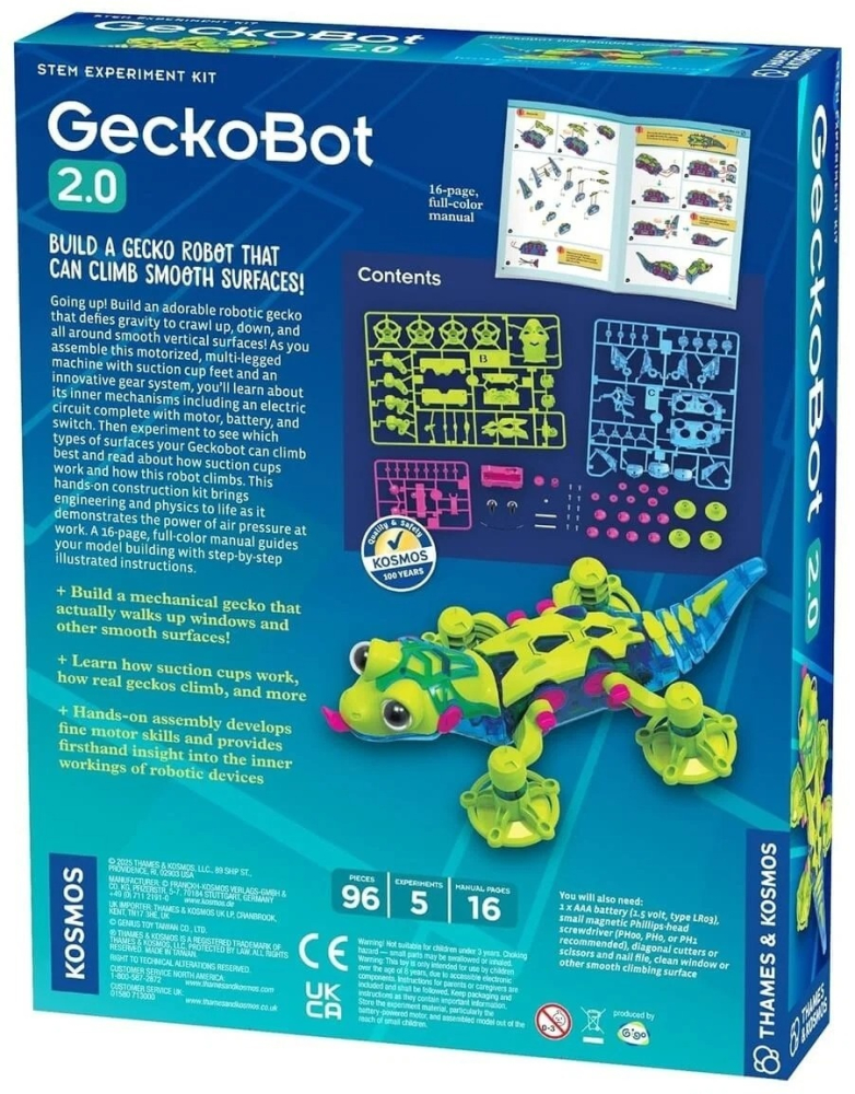 Kit STEM Gecko robotul care se catara, Thames & Kosmos [4]