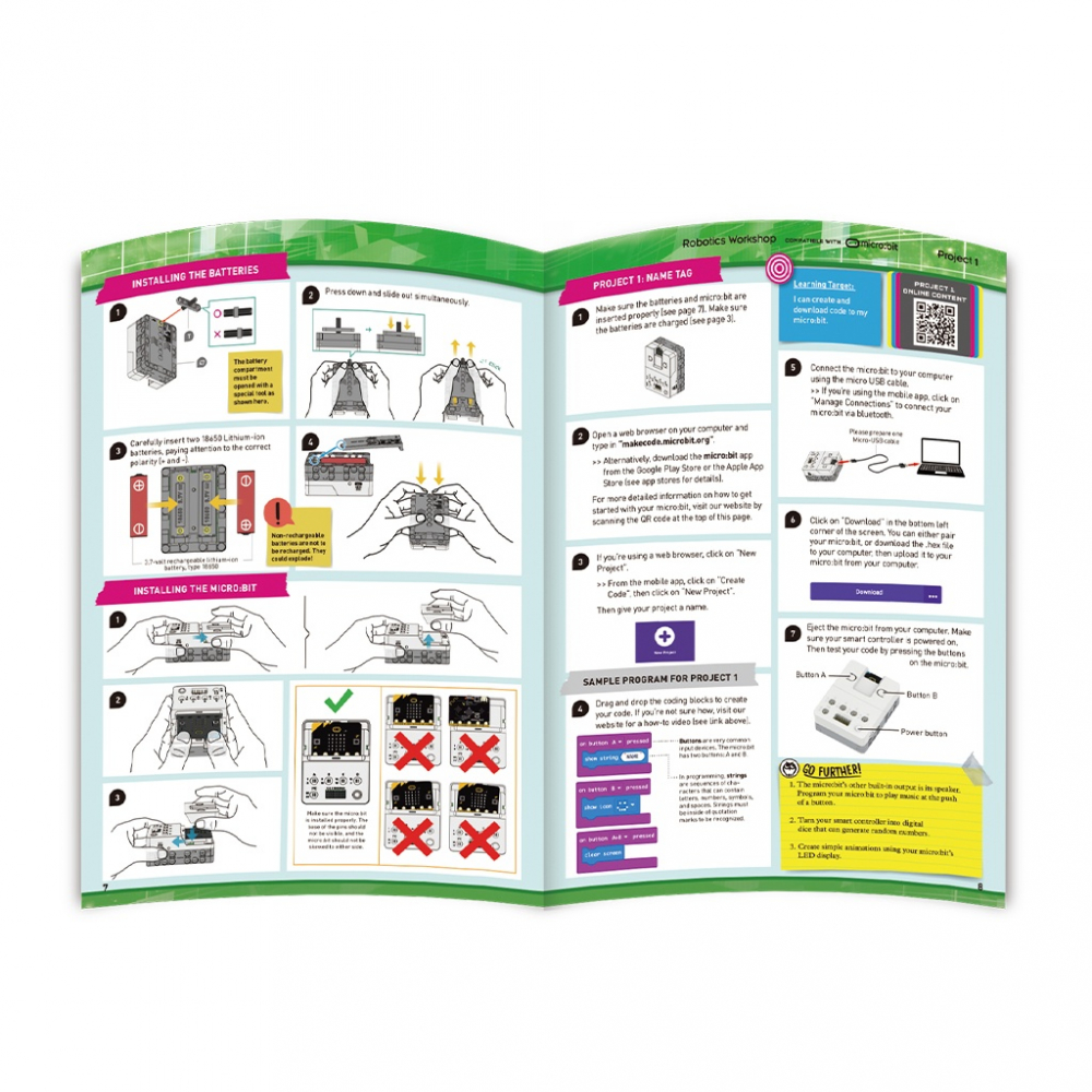 Kit STEM Workshop de robotica compatibil cu micro:bit, Gigo Toys [3]