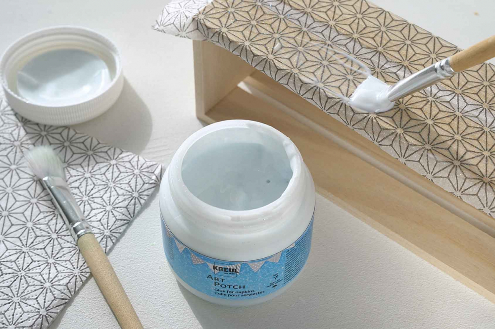 Kreul Decoupage Adeziv glitter tehnica servetelului pentru proiecte DIY,150 ml [2]