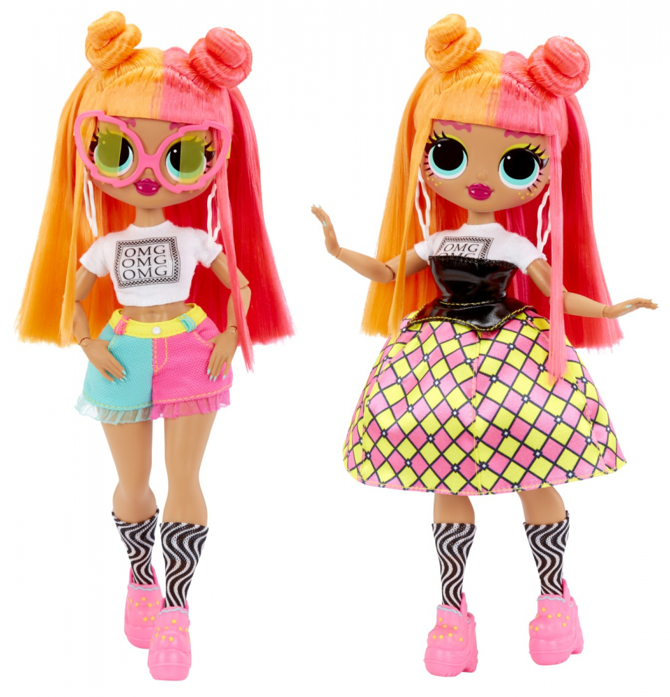 L.O.L. SURPRISE! OMG NEONLICIOUS PAPUSA FASHIONISTA CU ACCESORII [3]