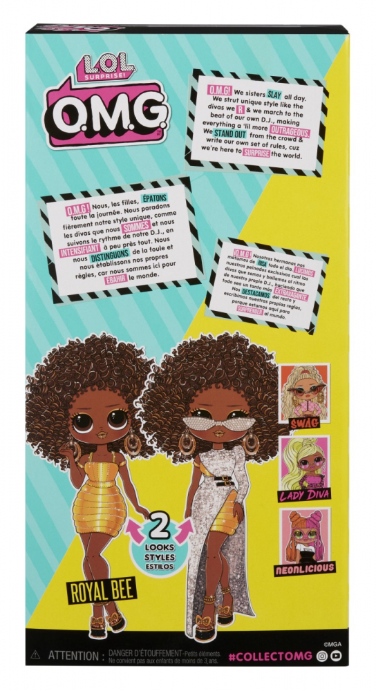 L.O.L. SURPRISE! OMG ROYAL BEE PAPUSA FASHIONISTA CU ACCESORII [7]