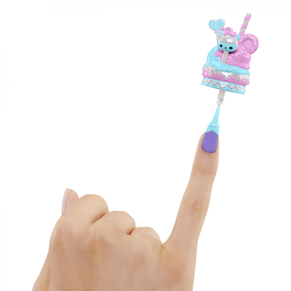 L.O.L. SURPRISE! OMG SWEET NAILS CANDYLICIOUS SPRINKLES SHOP SET PAPUSA CU ACCESORII [11]