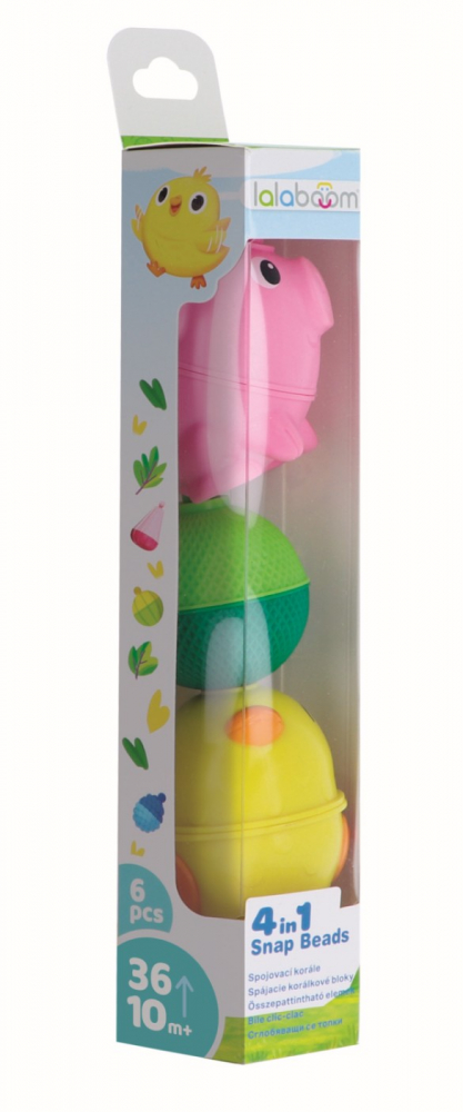 Lalaboom Joc de Dezvoltare Bebe Montessori 6 Piese [2]