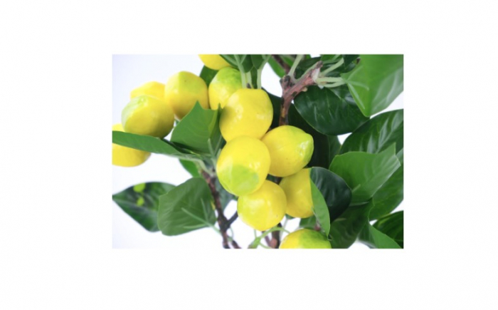 Lamai artificial decorativ in ghiveci ceramic [3]