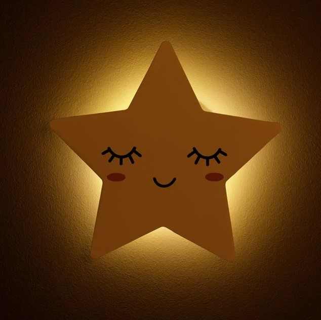 Lampa de perete decorativa din lemn cu led [3]