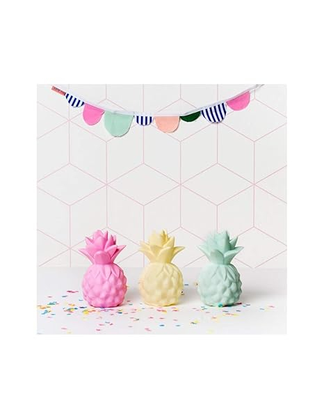 Lampa de veghe Led pentru copii, model ananas,divrese culori,plastic,11 cm [3]