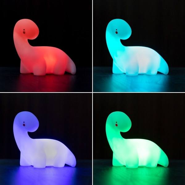 Lampa de veghe Led pentru copii, model dino,diverse culori,plastic, 12 cm [4]