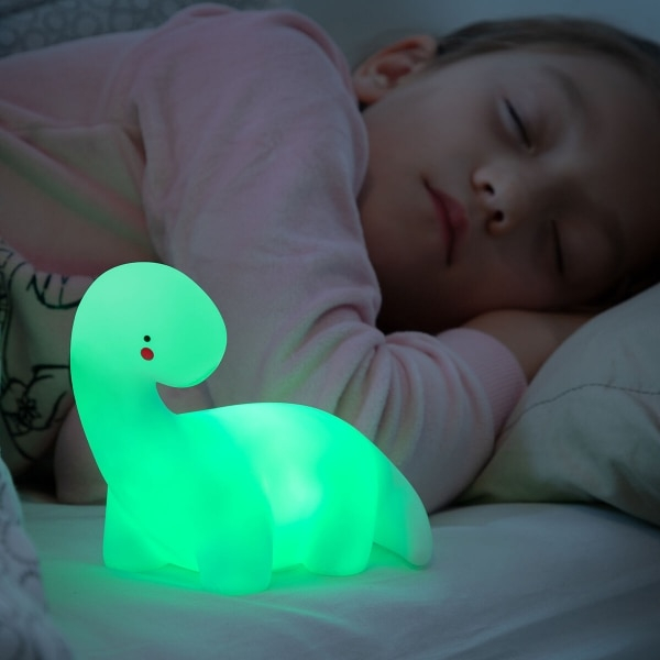Lampa de veghe Led pentru copii, model dino,diverse culori,plastic, 12 cm [3]