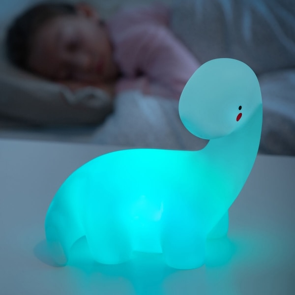 Lampa de veghe Led pentru copii, model dino,diverse culori,plastic, 12 cm [2]