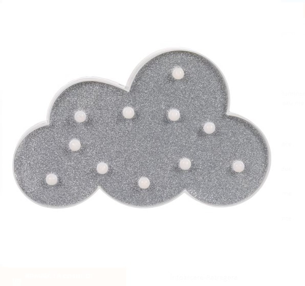 Lampa de veghe model Norisor Glitter Argintiu cu 11 leduri [3]