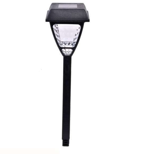 Lampa led solara, negru, plastic, 40 cm