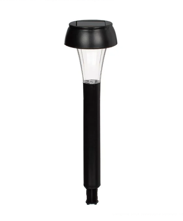 Lampa solara cu led alba,plastic, negru 18 cm [3]