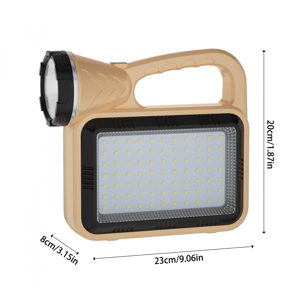 Lanterna solara reincarcabila cu cablu Usb,portabila,plastic Abs, 20x23x8 cm [4]